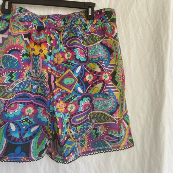 Johnny Was Johnny Was Demarne Pull-On Short in Blue Size XL NEW - Picture 14 of 16